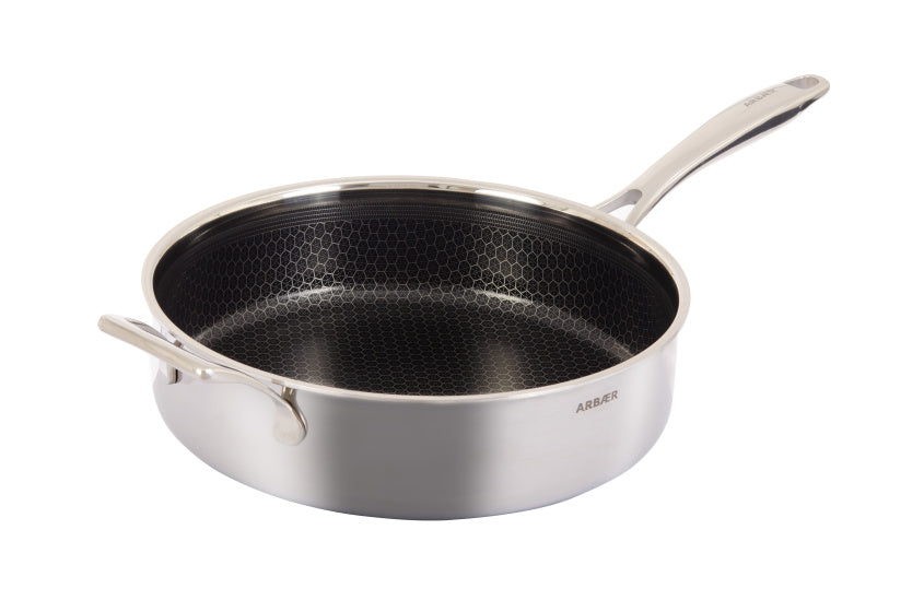 Hapjespan Inductie Ø 28 cm met Honingraat Anti-aanbaklaag