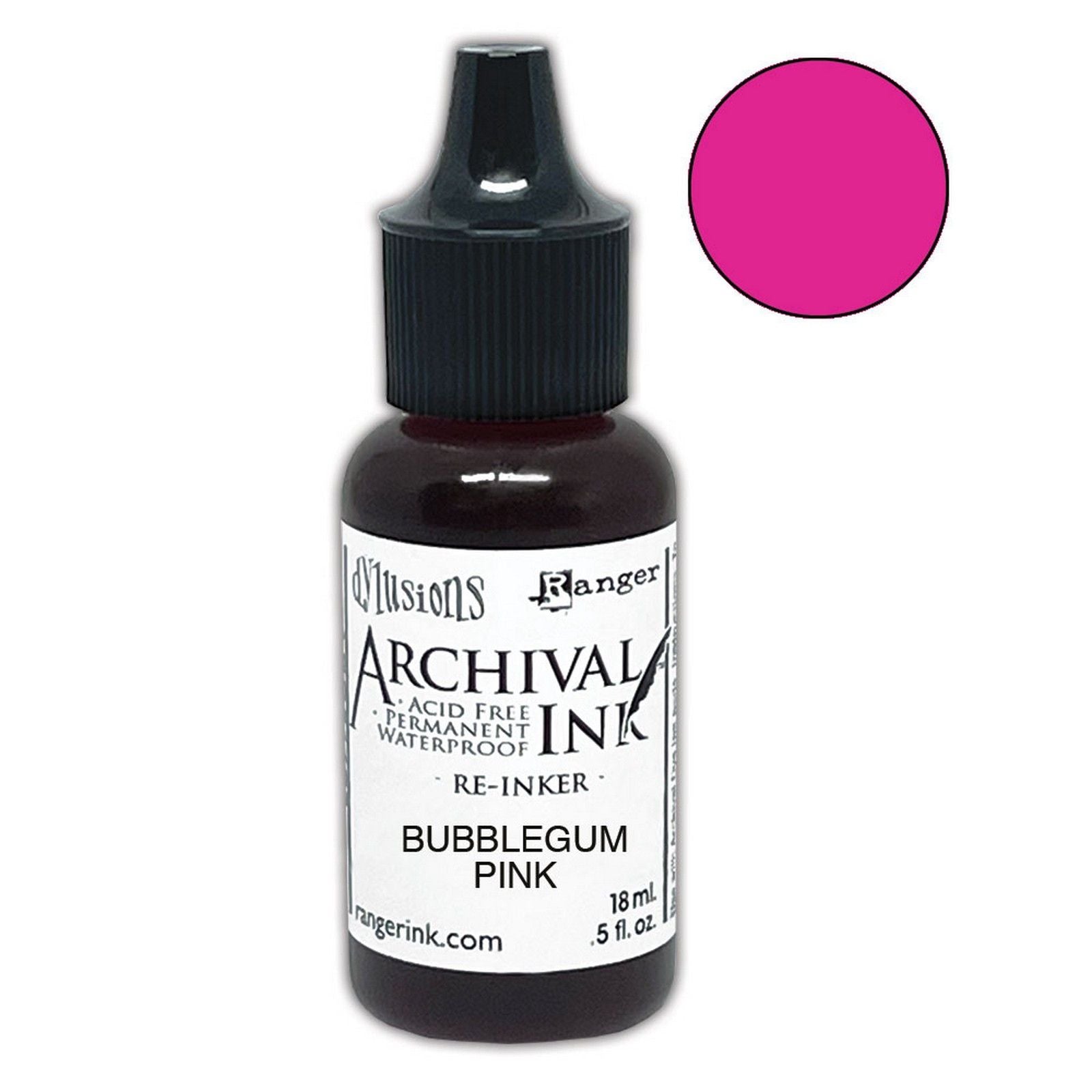 Ranger ink ranger • dylusions archival reinkers bubblegum pink