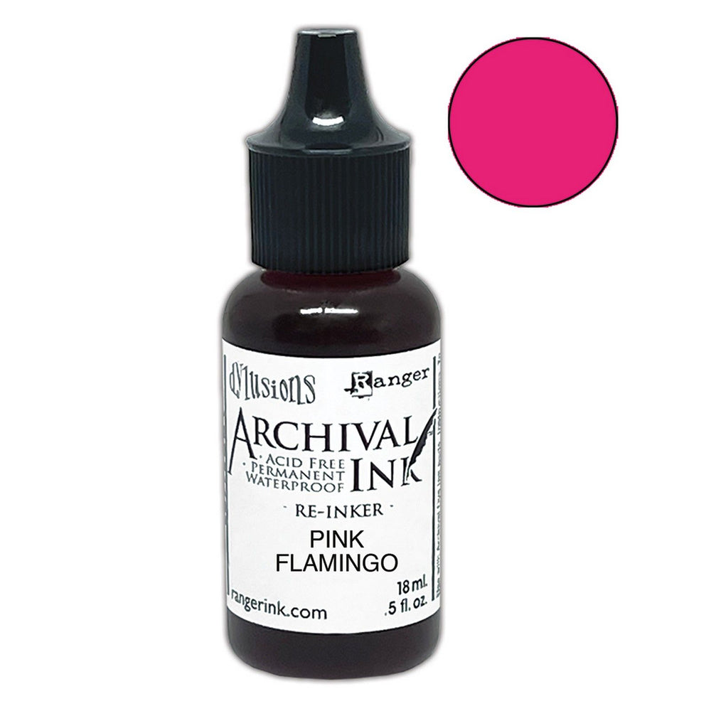 Ranger ink ranger • dylusions archival reinker pink flamingo