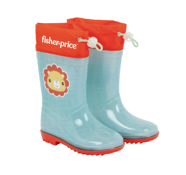 Regenlaarzen Fisher-Price Lichtblauw Rood maat 20