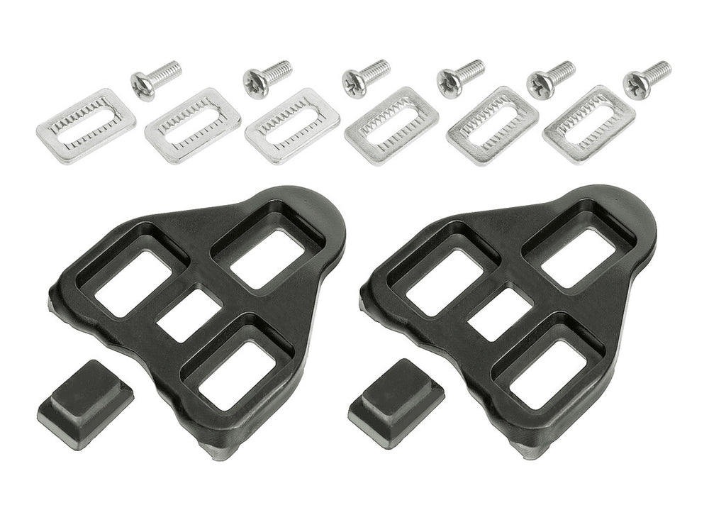 schoenplaatjes set look zwart 2 stuks