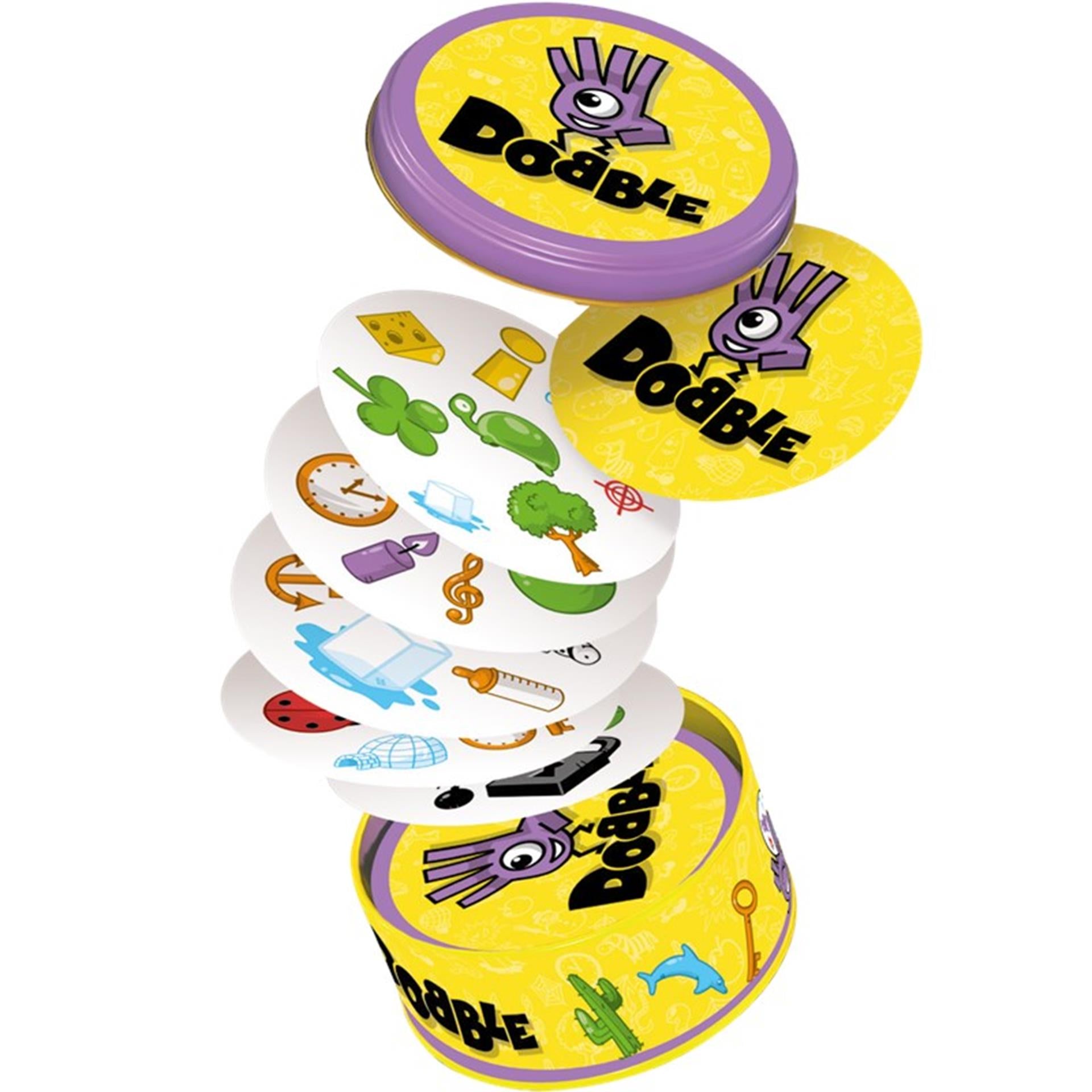 Zygomatic board game studio dobble classic – nederlandstalig kaartspel voor 2 tot 8 spelers - leuk familiespel vanaf 6 jaar - het razendsnelle zoekspel voor het hele gezin