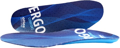 Atlas ergo comfort inlegzool | blauw | maat 41 - 4043692447810