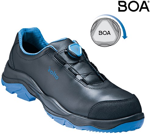 Atlas werkschoen sl 9645 xp 2.0 boa laag s3 | zwart blauw | maat 36 - 00.012.104.36