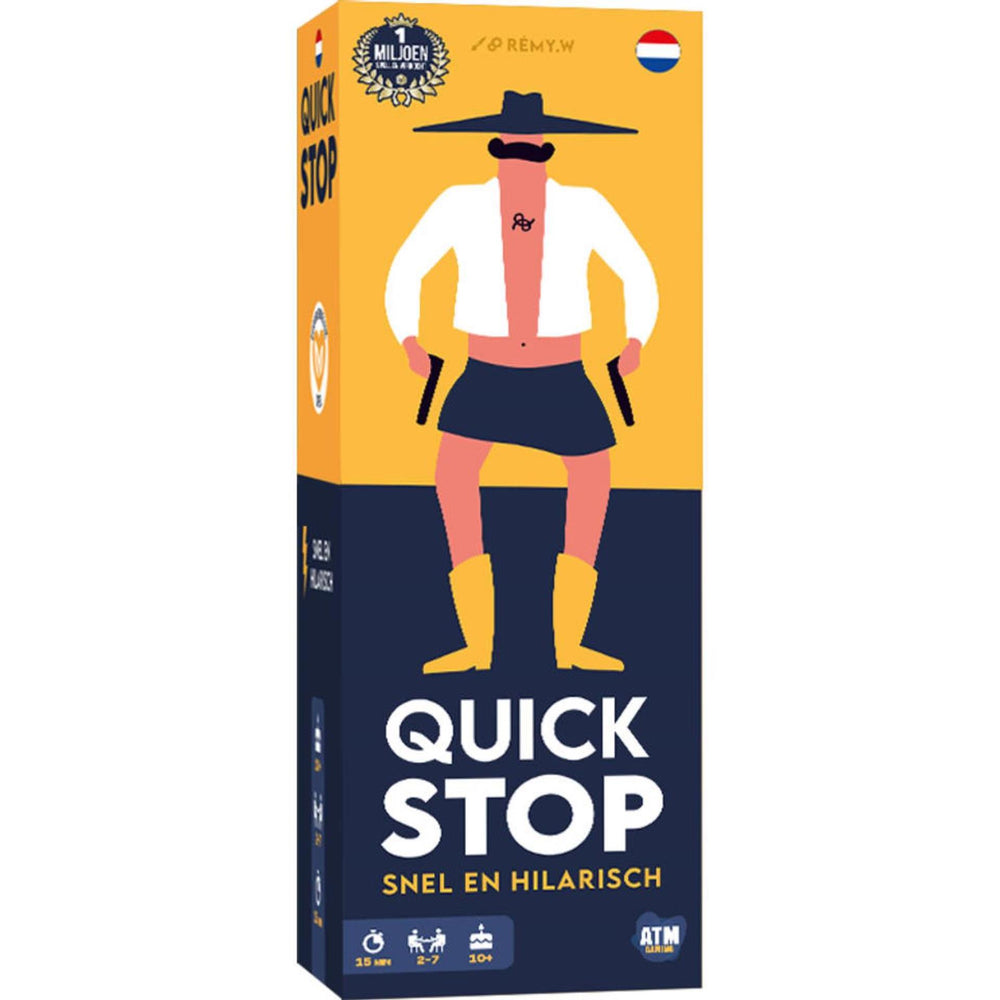 Asmodee quickstop kaartspel - 2 tot 7 spelers