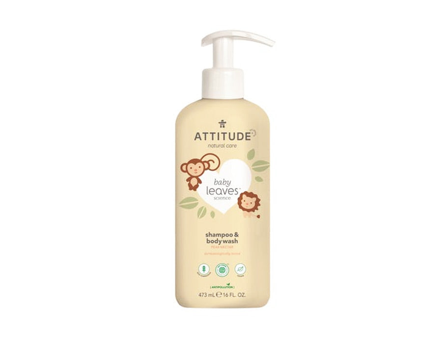 Attitude 2-in-1 shampoo bodywash baby perennectar - 473 ml
