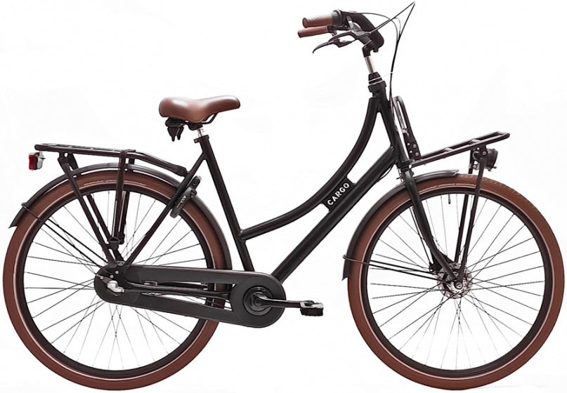 Cargo 28 Inch 50 cm Dames 3V Rollerbrake Matzwart