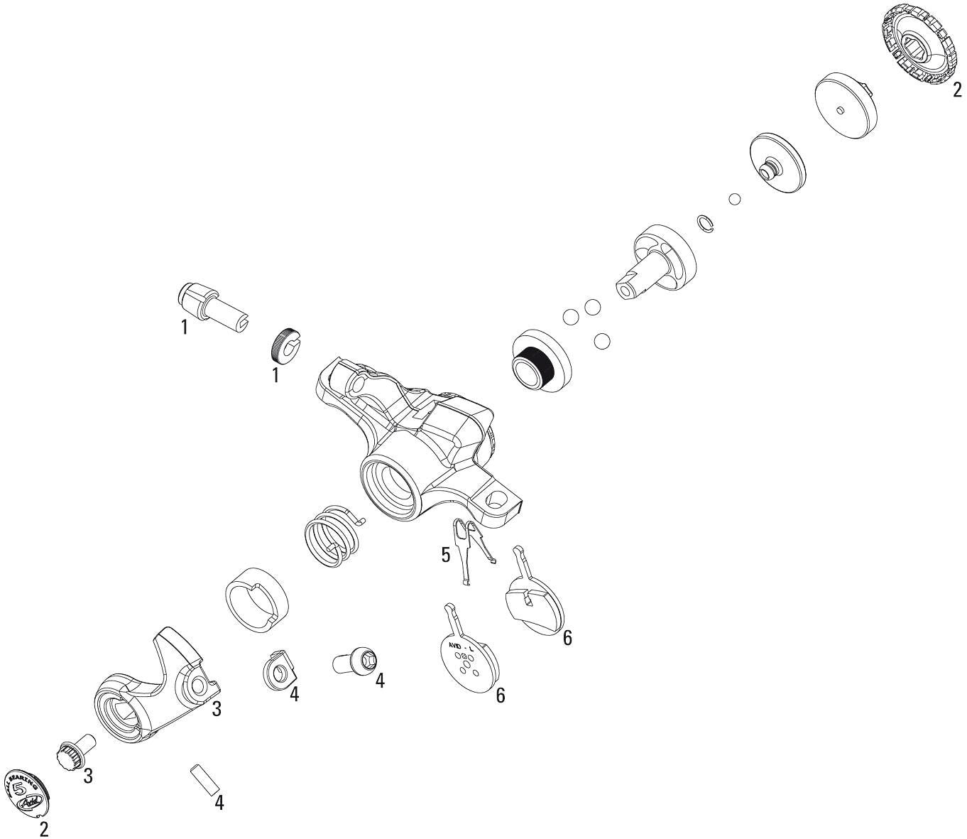 Avid schijfrem ball bearing 5 road disc br. bb7 road 160 mm