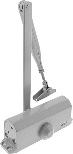 Enzo axa deurdranger (model 7505) grijs: voor deuren tot 60 kg met instelbare sluitsnelheid en eindslag - 750503491