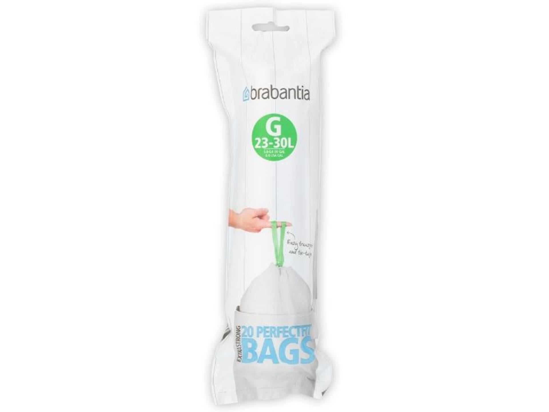 Brabantia perfectfit 23-30 liter slimline vuilniszakken g rol a 20 zakken