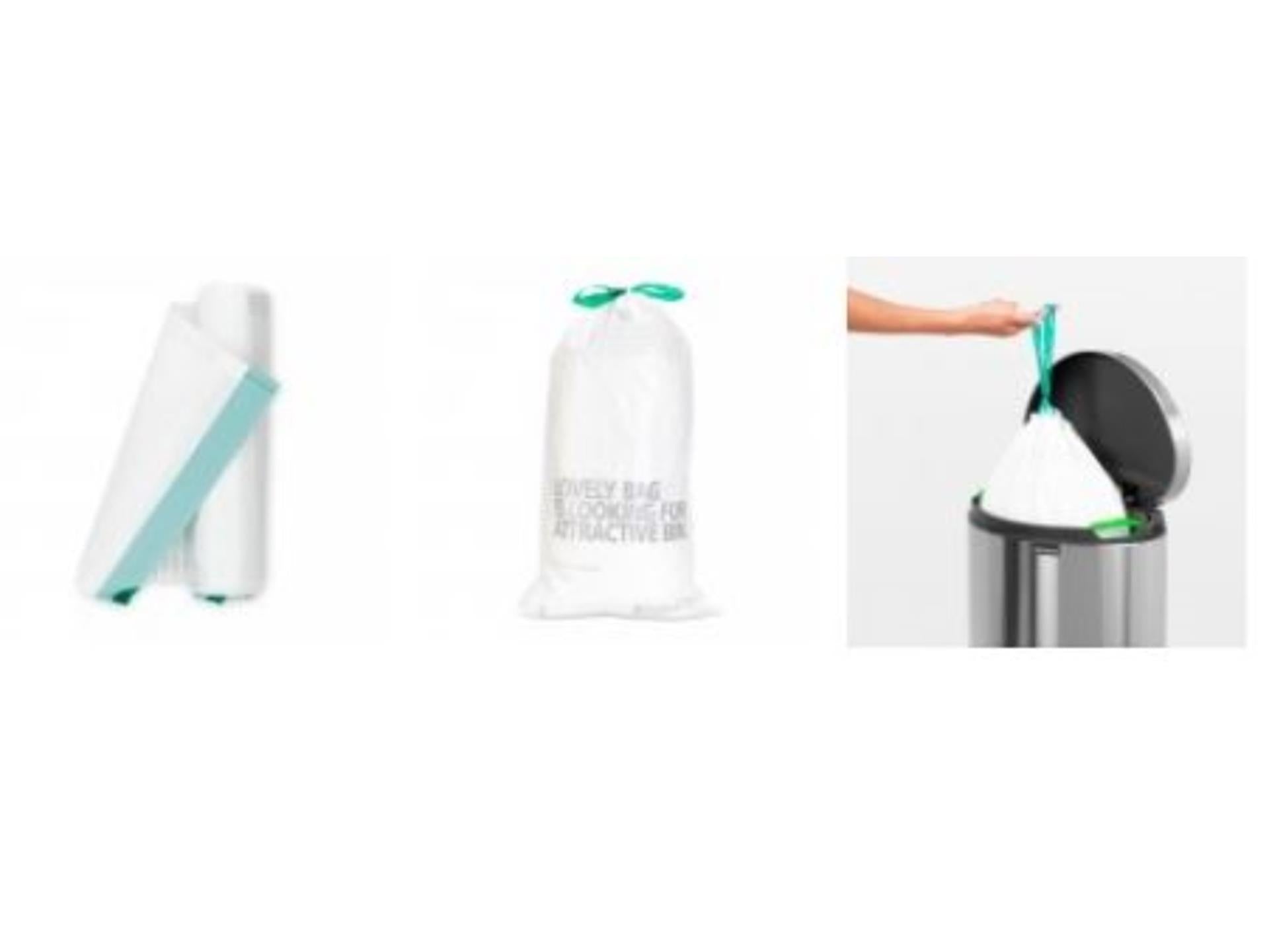 Brabantia perfectfit 23-30 liter slimline vuilniszakken g rol a 20 zakken