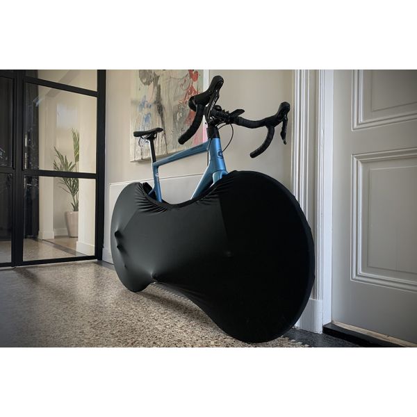 Ds covers wiel fietssok stretch-fit zwart