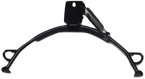 dubbele standaard voor Cabby bakfiets staal zwart