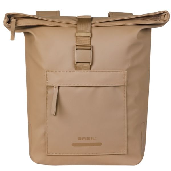Basil b.v. dubbele fietstas basil brooklyn 41l 14 x 30 x 37 cm - zand