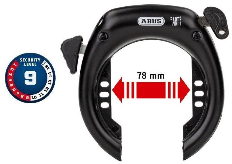 Abus schild 5650l ringslot art-2 4184 zwart extra breed oem