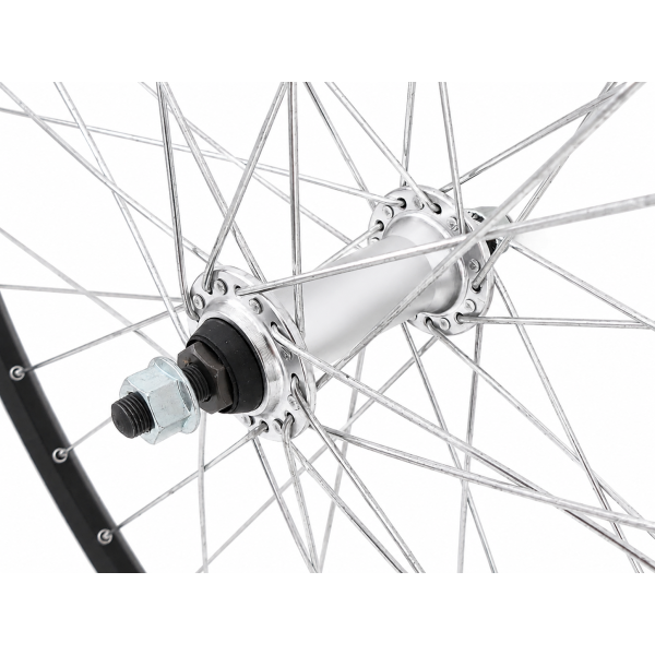 Abi voorwiel 28 inch zac 2000 - aluminium naaf - zwart