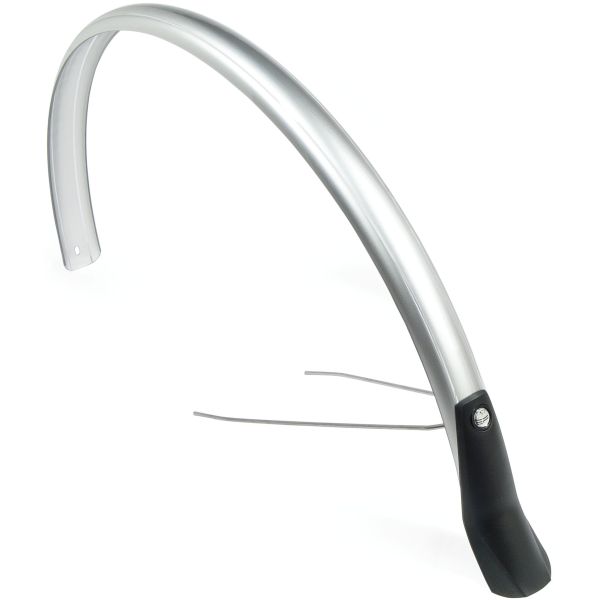 Mudguard set Snello 28 inch 46 mm plastic silver