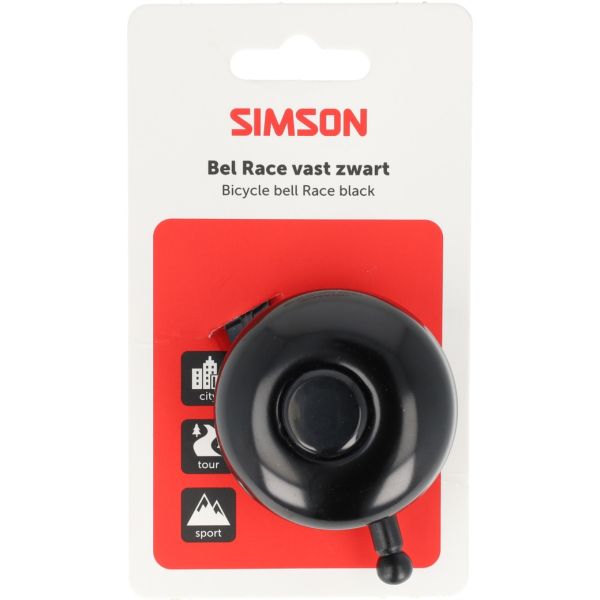 Simson bel race zwart