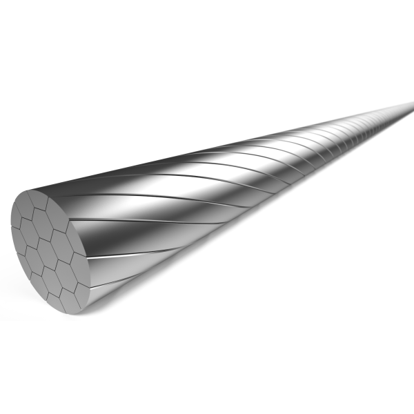Elvedes schakel binnenkabel slick rvs 2250 mm ø 1,1 mm (100x)
