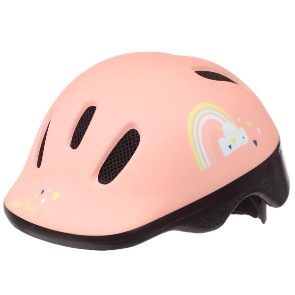 Polisport babyhelm happy rainbow xxs 44-48 cm roze