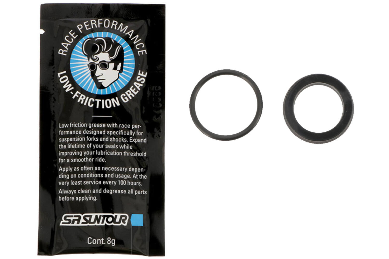 Sr suntour - service kit lucht afdichting voor alle ø 32mm verende vorken fka121-03