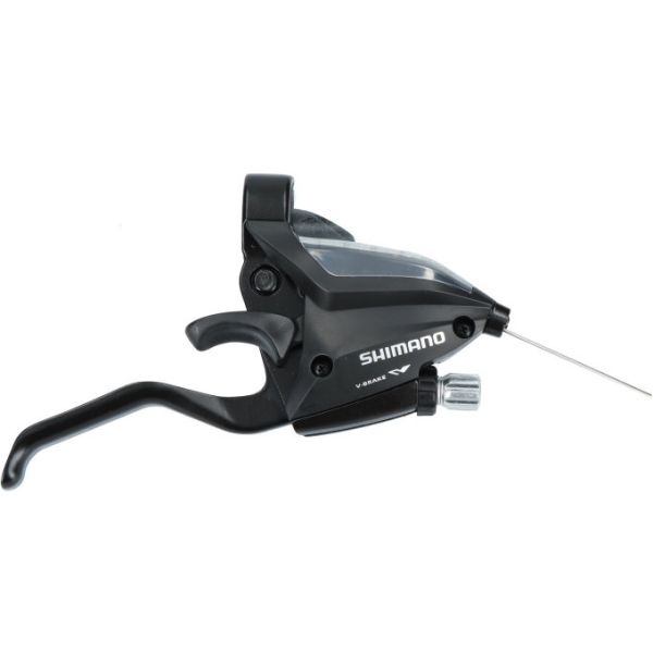 Shimano versteller (rechts) met remhendel 8 speed st-ef500 - 2 vingers - zwart