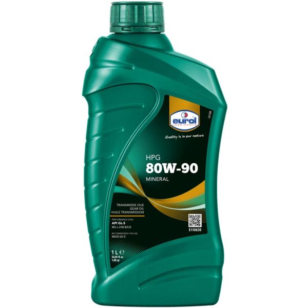 Huile de carter Eurol SAE80W90 HPG (1 litre)