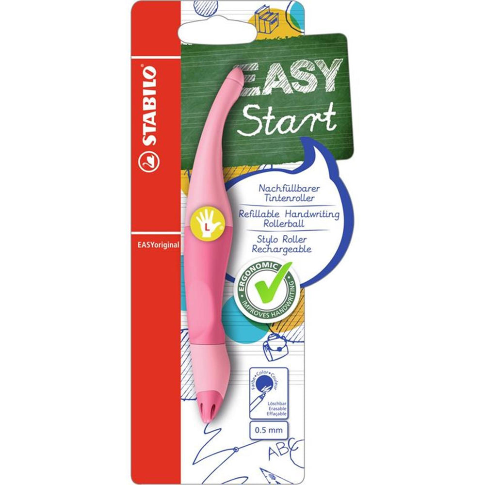 Stabilo easyoriginal rollerbalpen linkshandig poeder roze