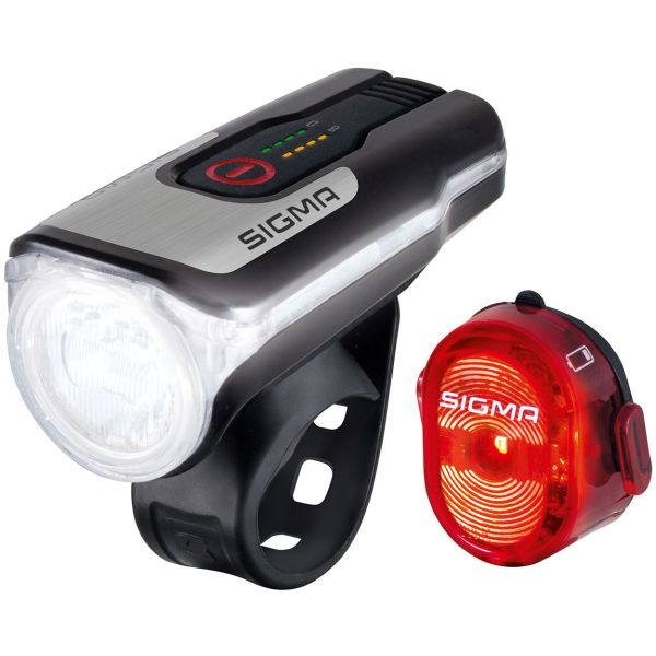 Lighting set Sigma Aura 80 USB front light + Nugget II rear light
