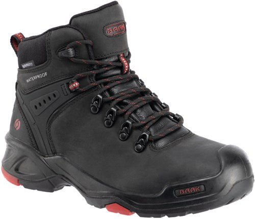 Baak bailey 6645 s3 | zwart rood | maat 45 - 4031783002864