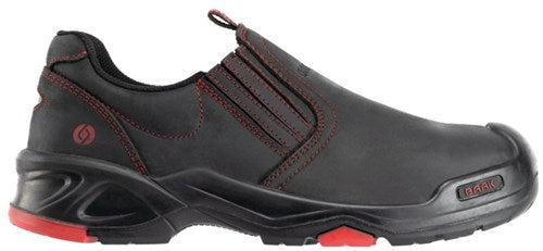 Baak brian instapper 6341 s3 werkschoen | zwart rood | maat 45 - 4031783009139