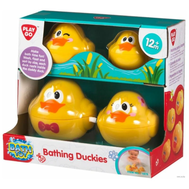 Playgo 4 slechte eendjes die ook in elkaar passen