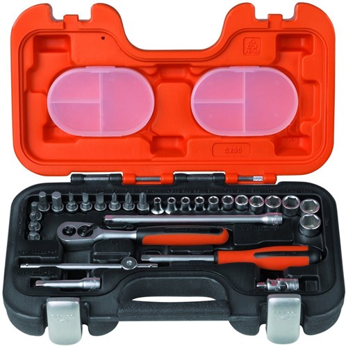 Bahco 1 4 doppenset met bits | s290