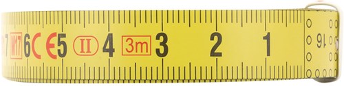 Bahco meetlint | plakrand voor links aflezen | klasse ii | metrisch | 6 m - btl-6-13