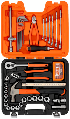 Bahco doppen-gereedschap set 1 4 + 1 2 | 71-delig - s71mix