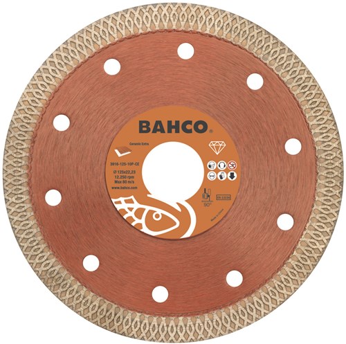 Bahco slijpschijf | diamant | voor keramiek en tegels | 125 x 1.2 x 22.23 mm - 3916-125-10p-ce