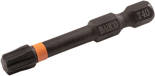 Bahco torsiebit 1 4 | heavy-duty | voor torx® schroeven | gekleurd | t25 x 50 mm - retailverpakking - 66im 50t25c-2p