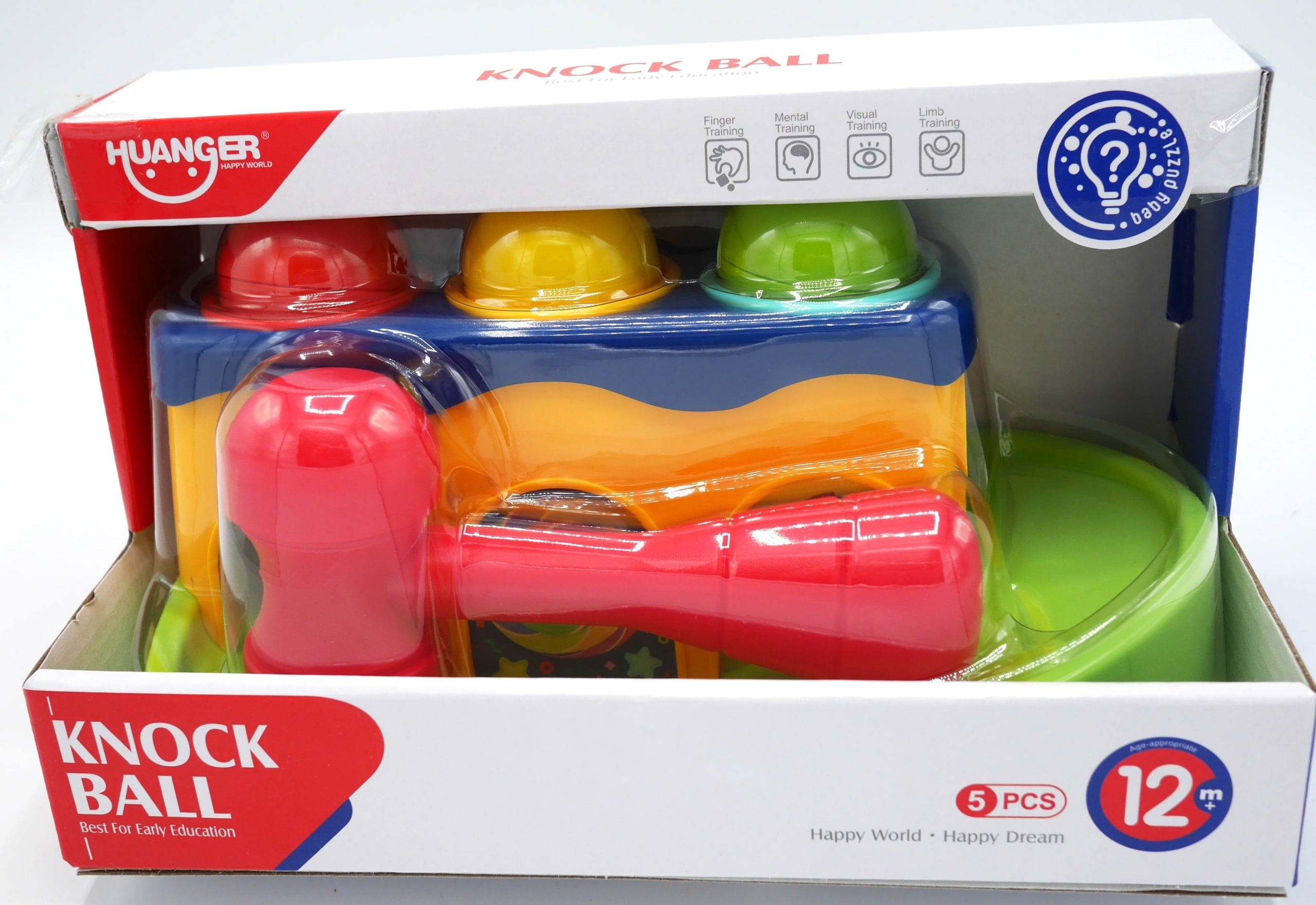 Jonotoys klopbal ballenbaantje met hamer voor de jonge timmermannen