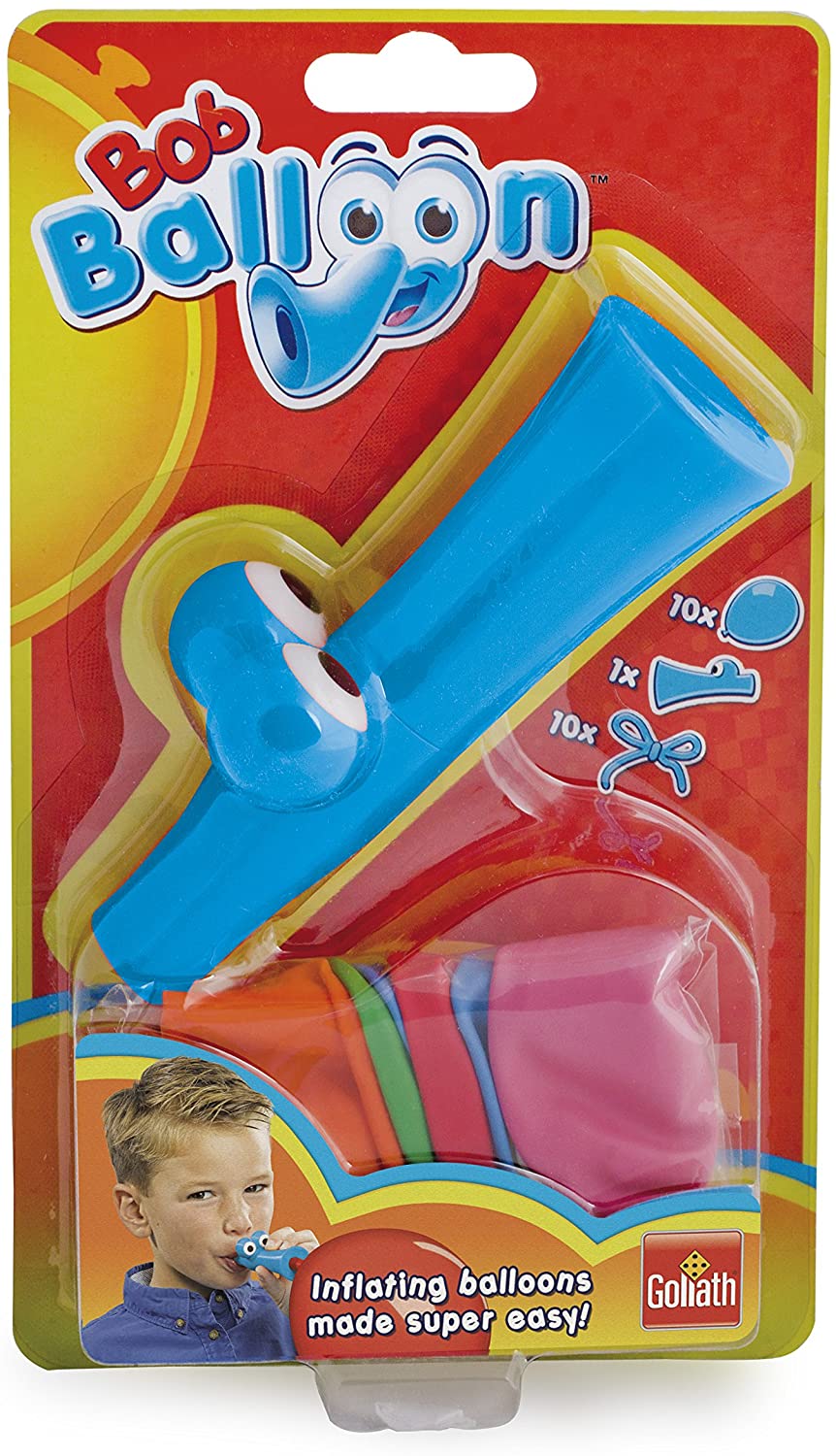 Goliath bob ballon ballonnen opblaas setje met ballonnen blauw