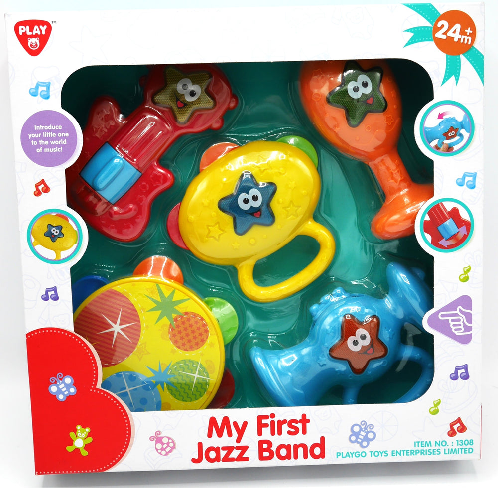 Playgo mijn eerste jazzband 5 leuke instrumenten voor de kinderen