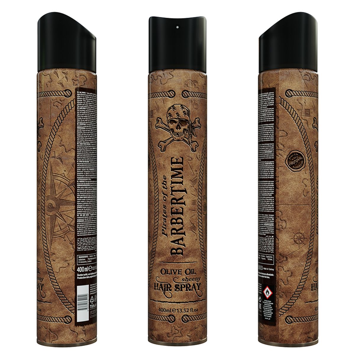 Barbertime haarlak glans olijfolie 400ml