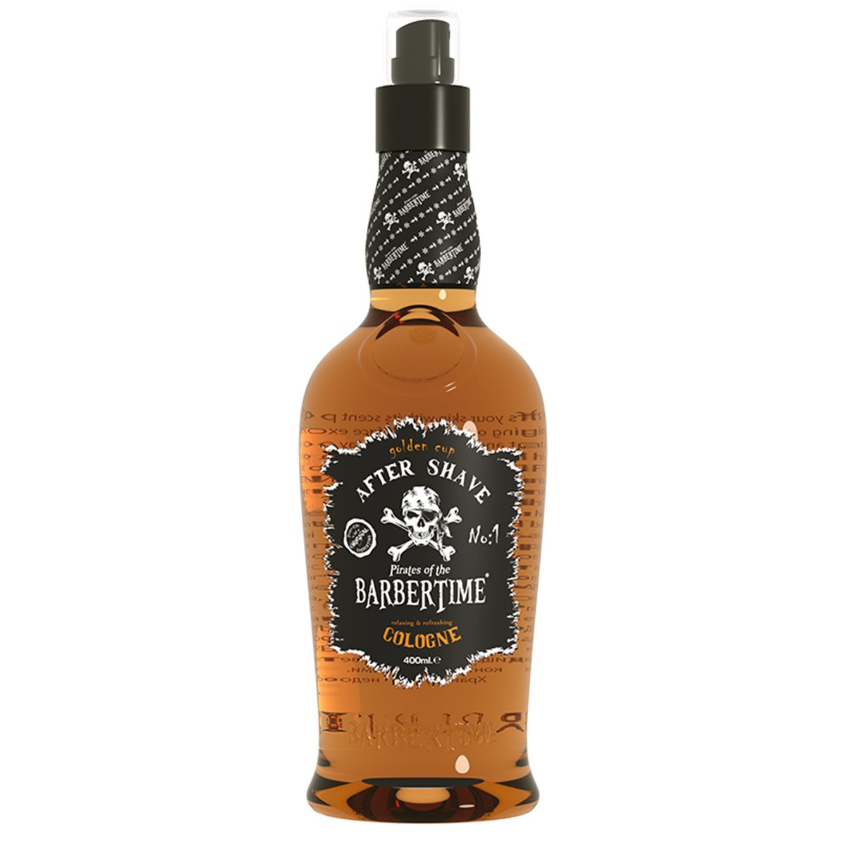 Barbertime aftershave cologne gouden cup nr. 1 400 ml
