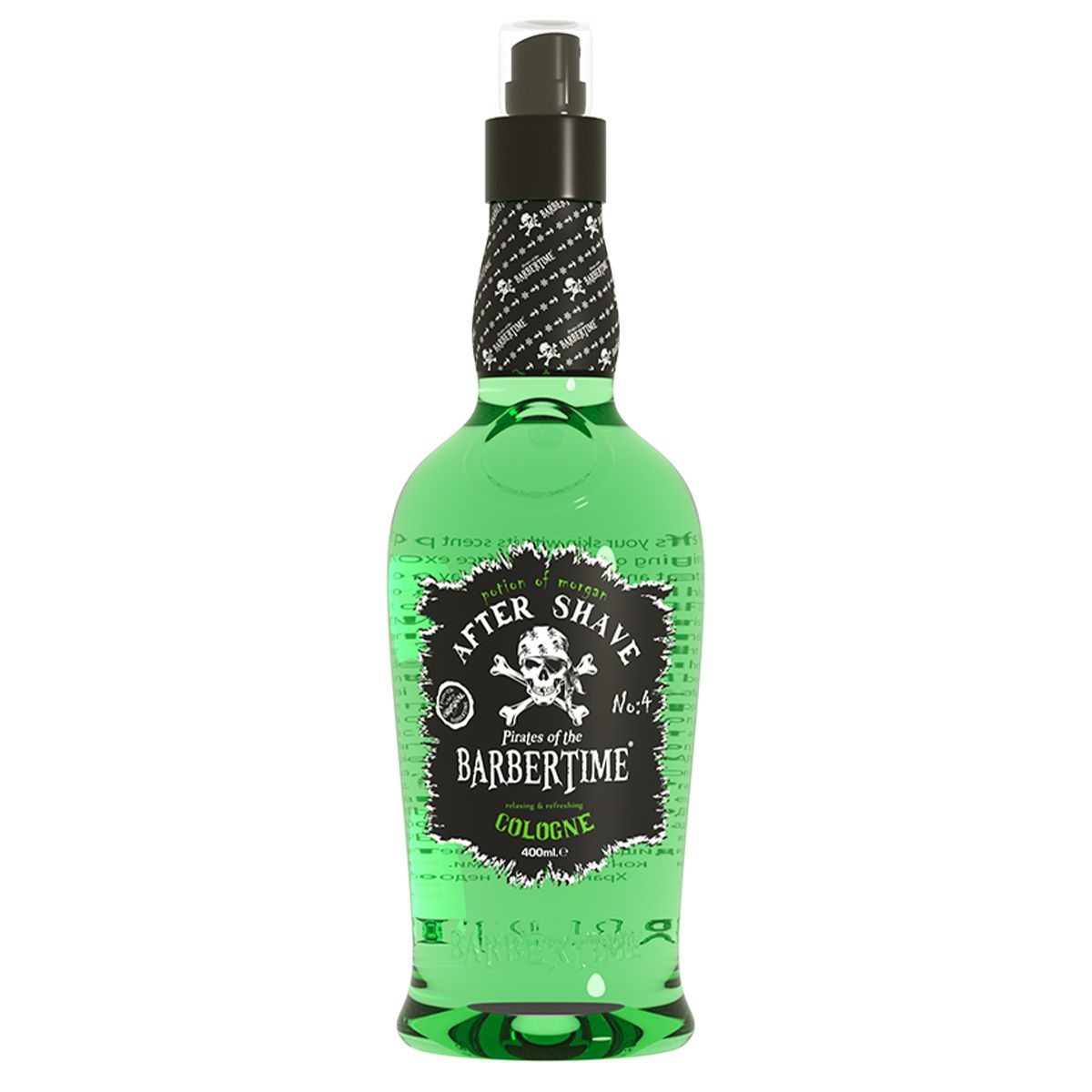 Barbertime aftershave cologne potion van Morgan nr. 4 400 ml