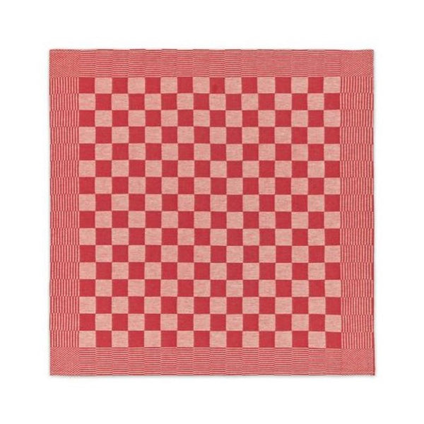 Ddddd theedoek barbeque rood 60x65cm 6 stuks