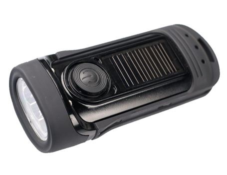 Powerplus led-zaklamp met zonnecel barracuda