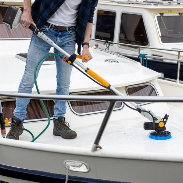 Middelgrote borstel voor Twin Brush (blauw).
