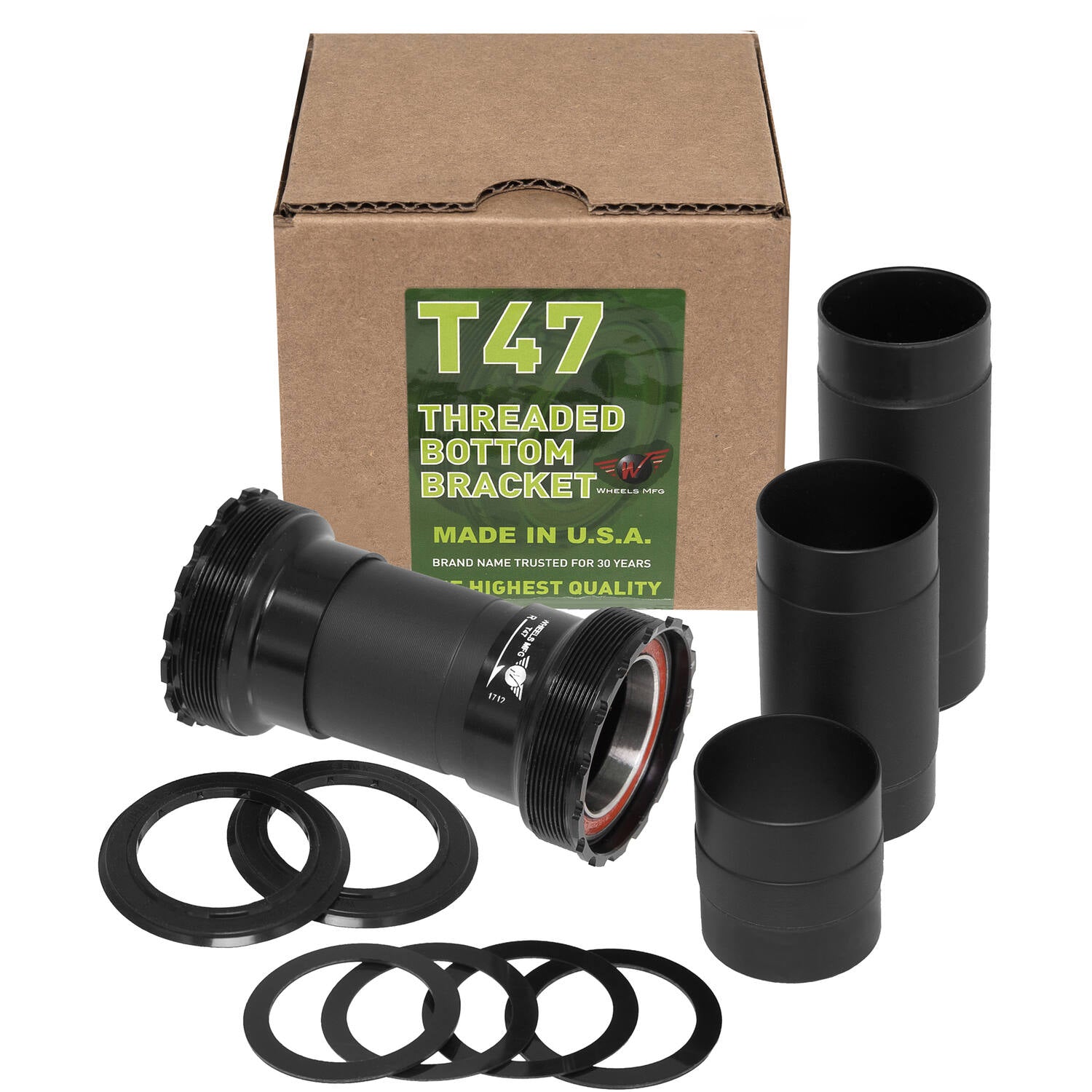 Wielen fabrikant - trapas t47 bb30 acb zwart