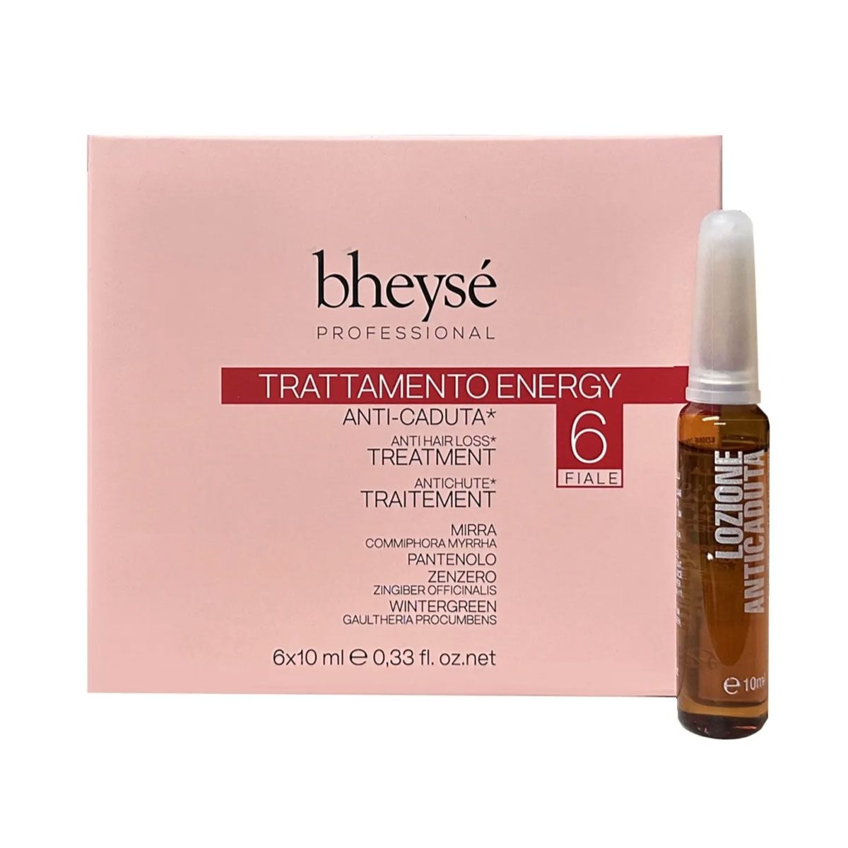 Bheysé energie anti-haaruitvalbehandeling 6x10ml
