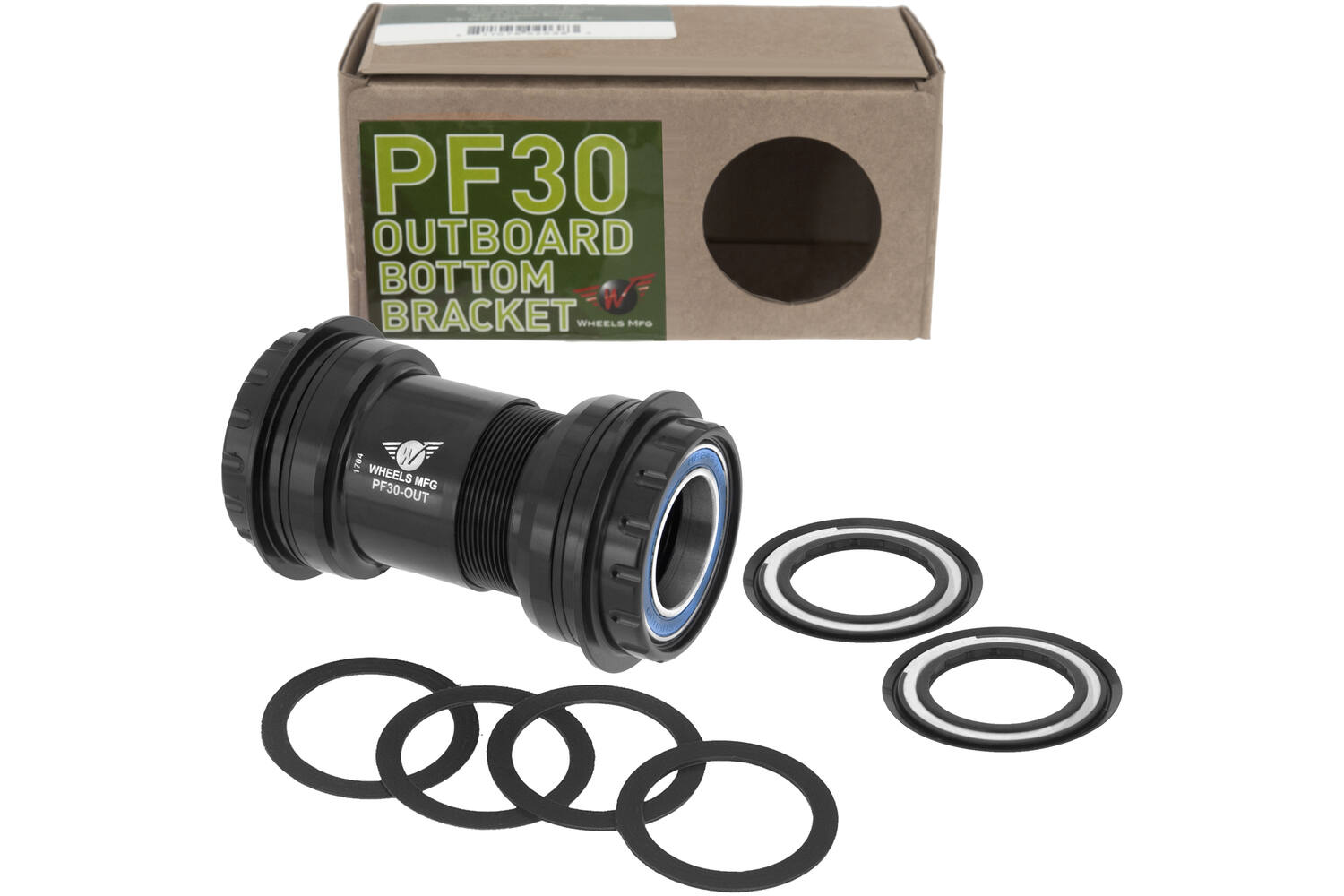 Wielen fabrikant - trapas pf30 shimano 24mm abec 3 zwart
