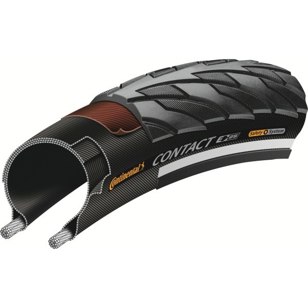 Continental buitenband contact reflex 37-622 zwart reflectie